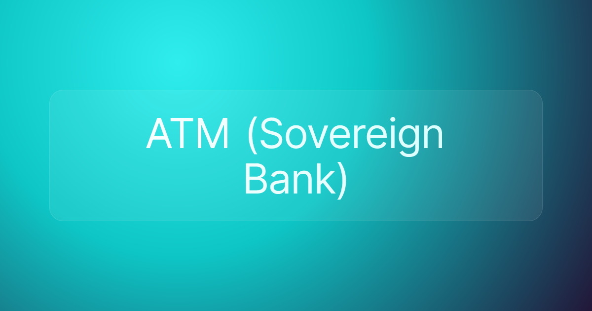 ATM (Sovereign Bank)