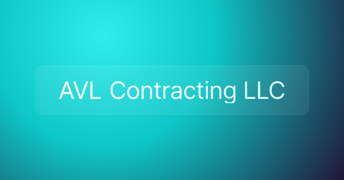 AVL Contracting LLC