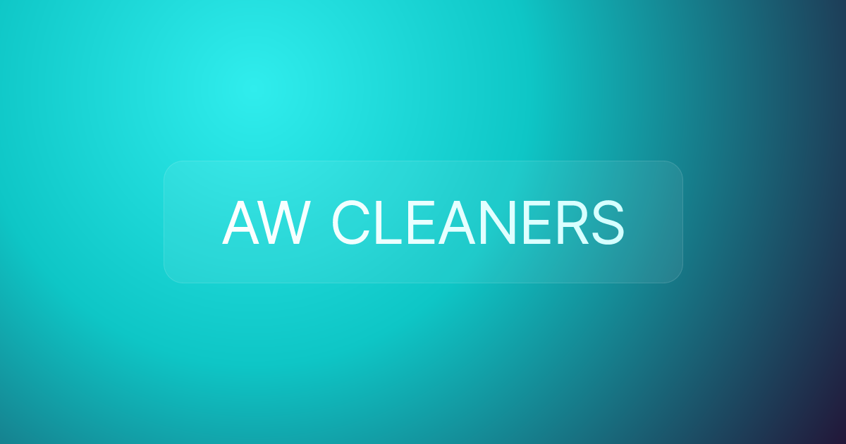 AW CLEANERS