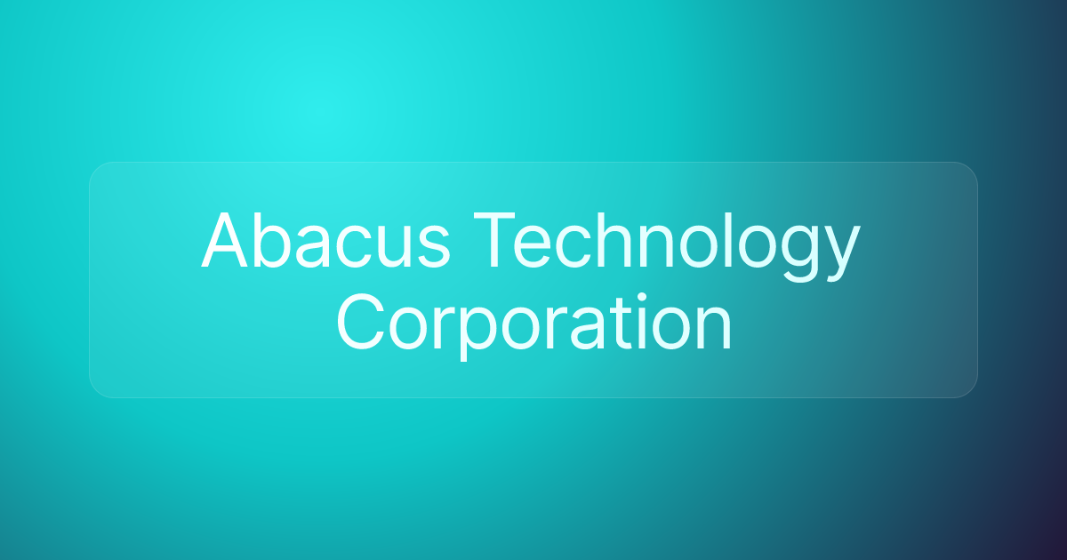 Abacus Technology Corporation