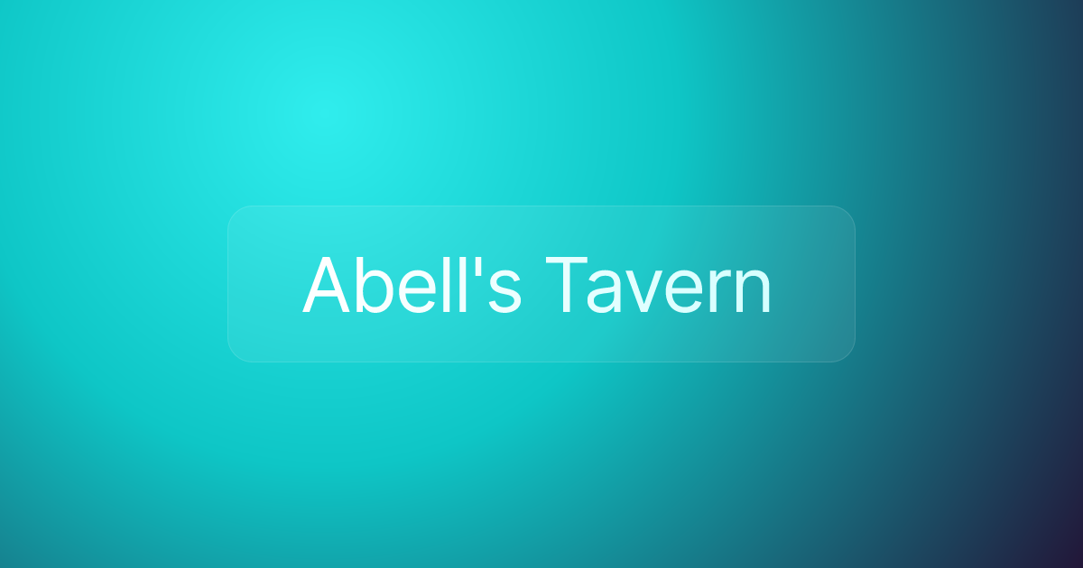 Abell's Tavern