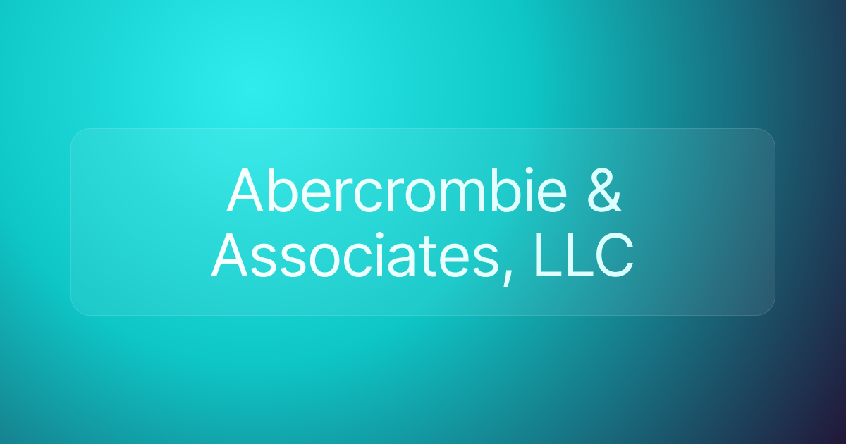 Abercrombie & Associates, LLC