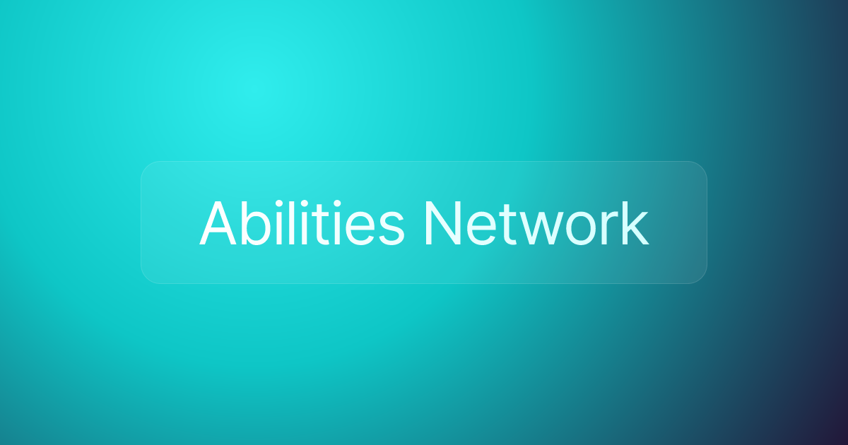 Abilities Network