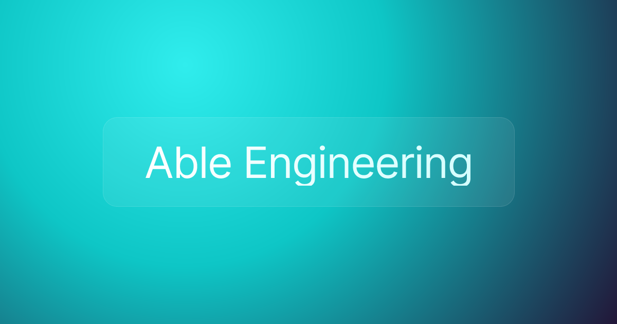 Able Engineering