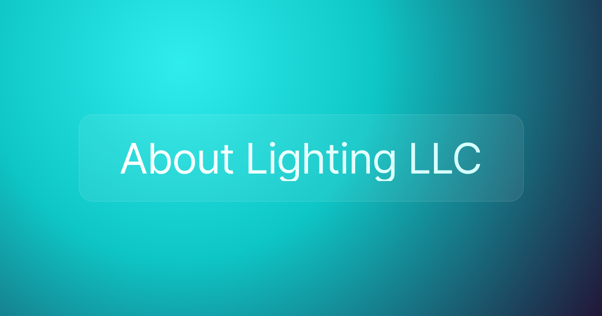 About Lighting LLC