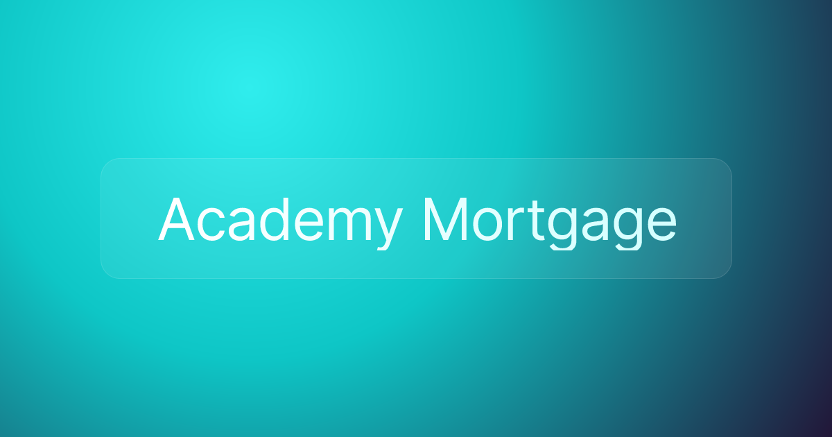 Academy Mortgage