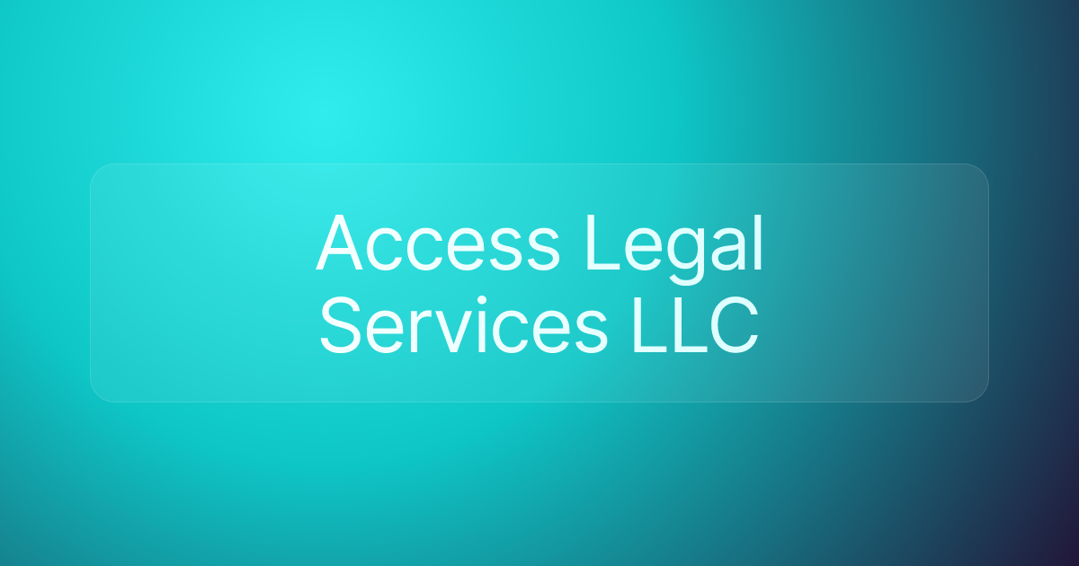 Access Legal Services LLC