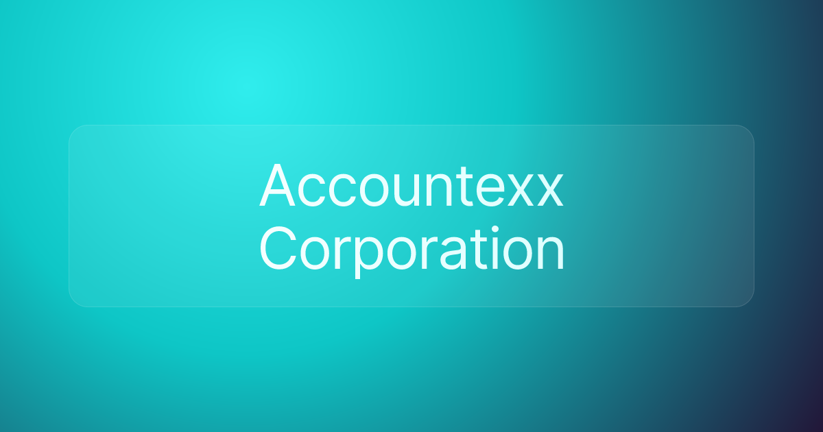 Accountexx Corporation