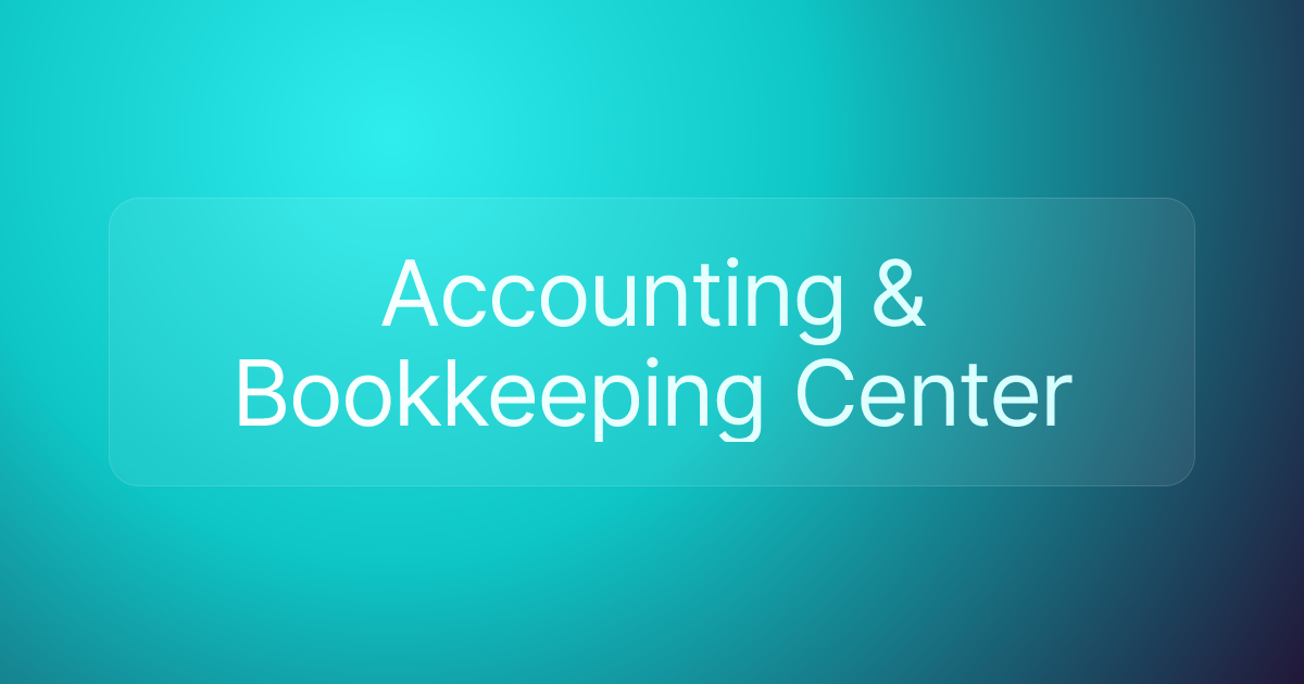Accounting & Bookkeeping Center