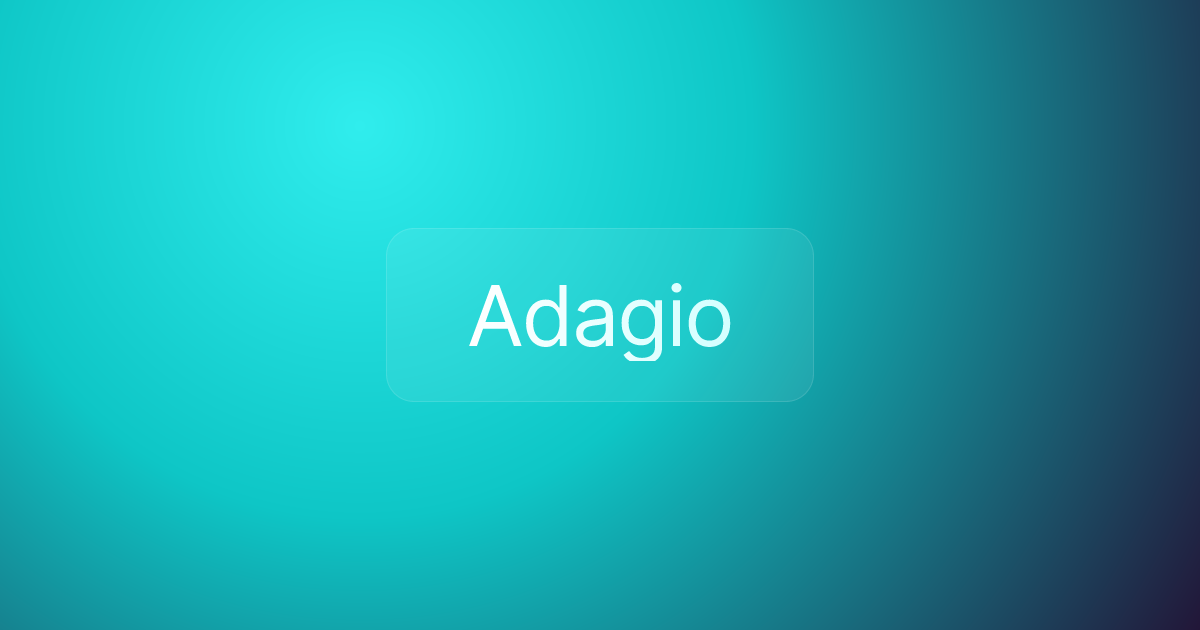 Adagio