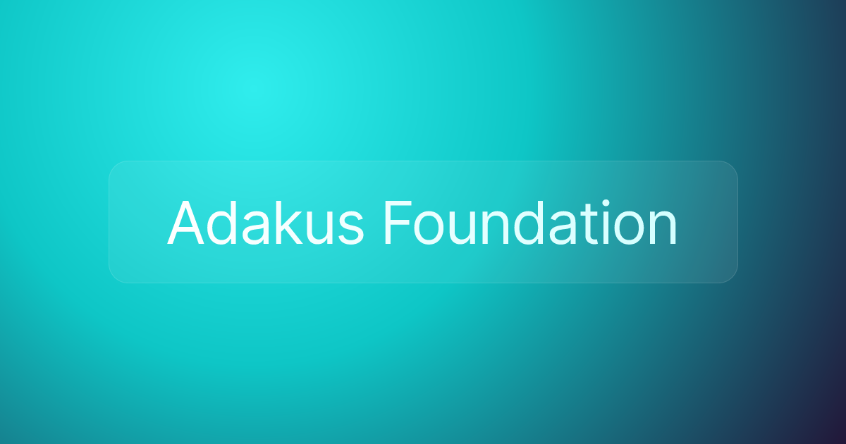 Adakus Foundation
