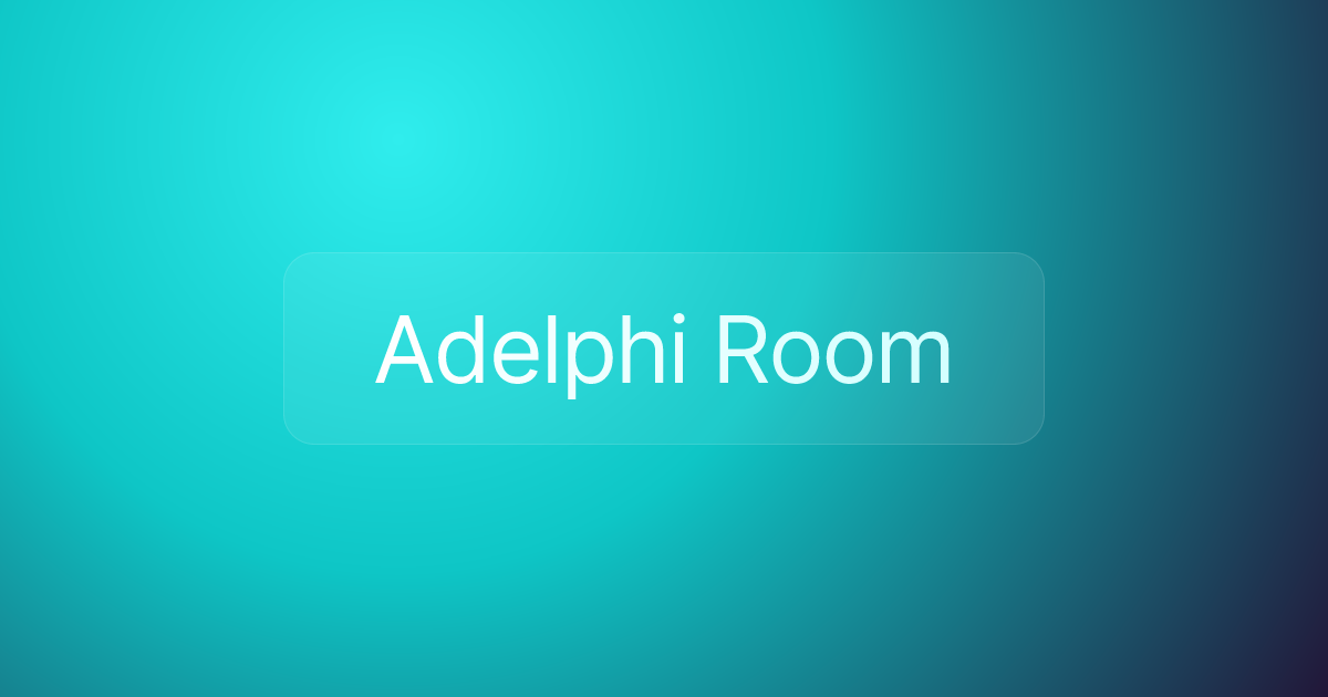 Adelphi Room