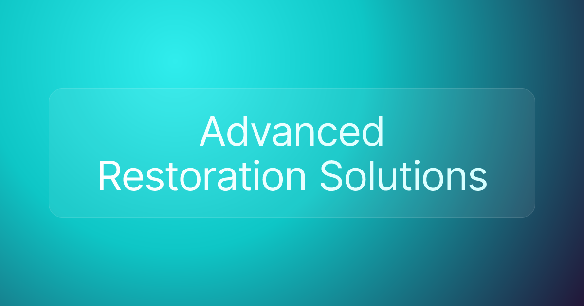 Advanced Restoration Solutions