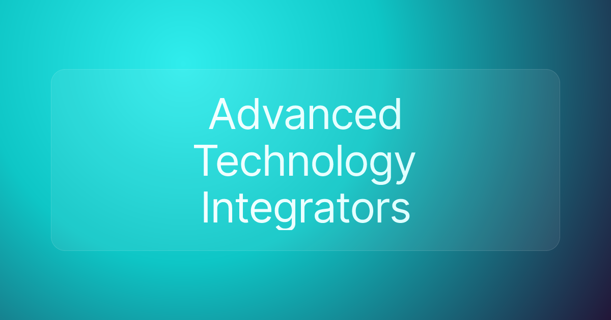 Advanced Technology Integrators