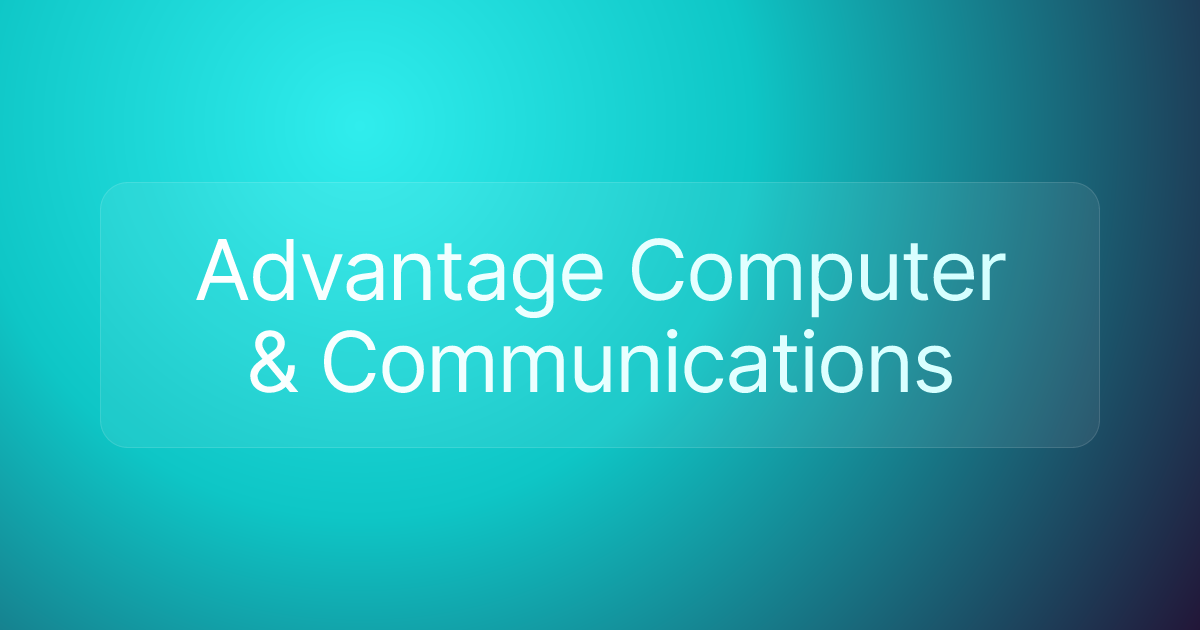 Advantage Computer & Communications