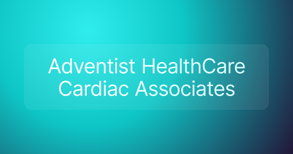 Adventist HealthCare Cardiac Associates