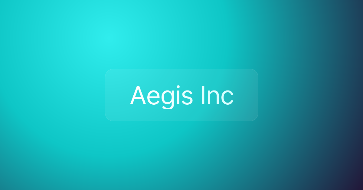 Aegis Inc