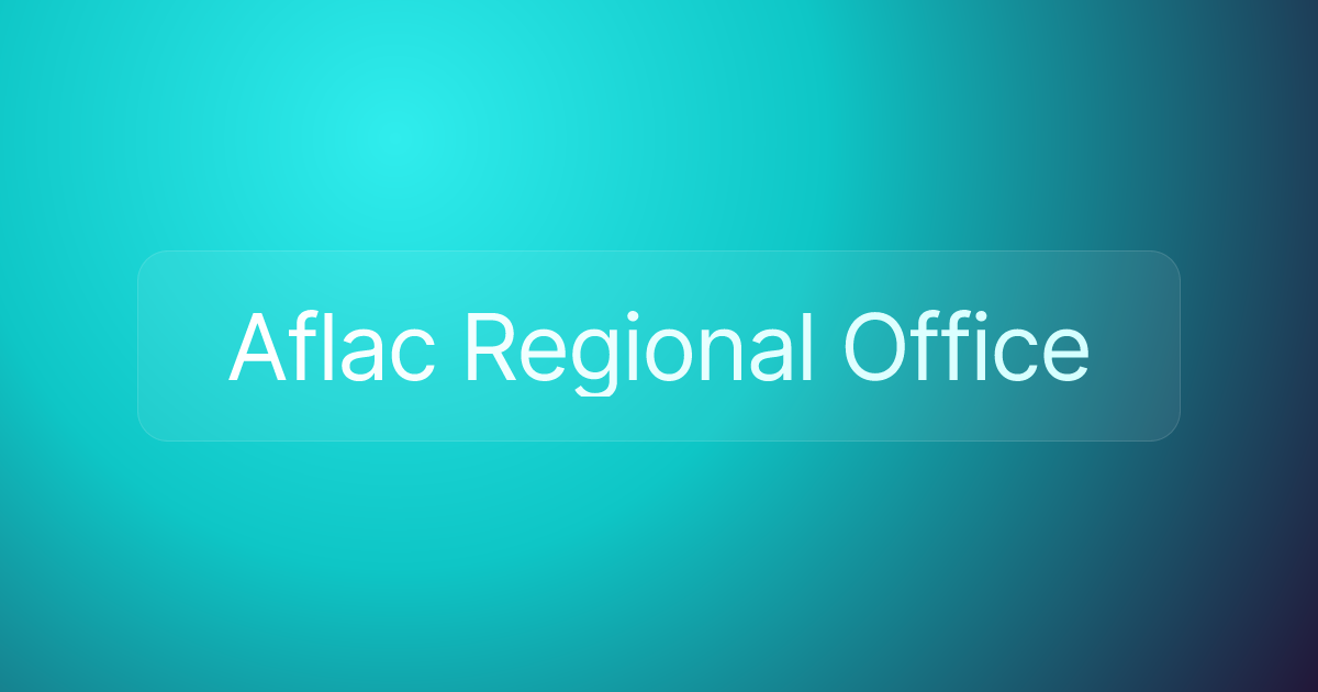 Aflac Regional Office