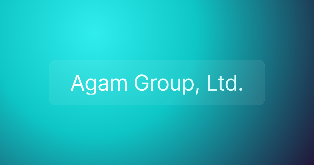 Agam Group, Ltd.