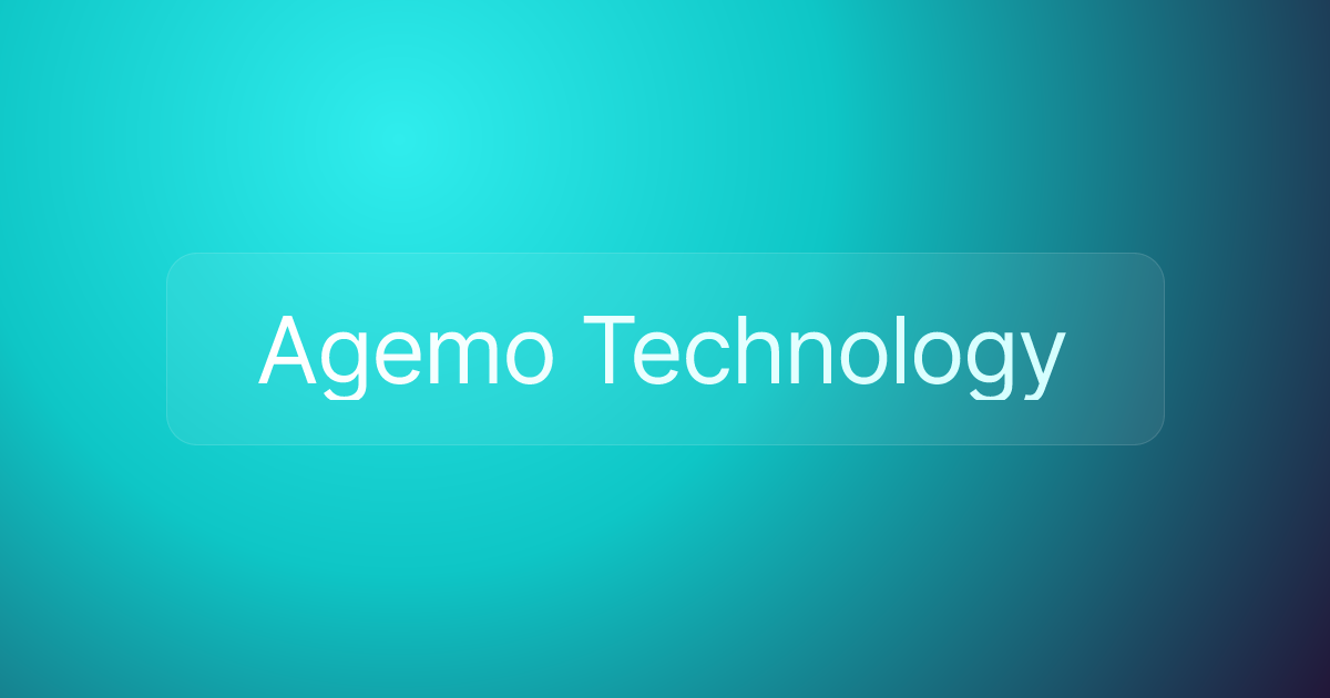 Agemo Technology