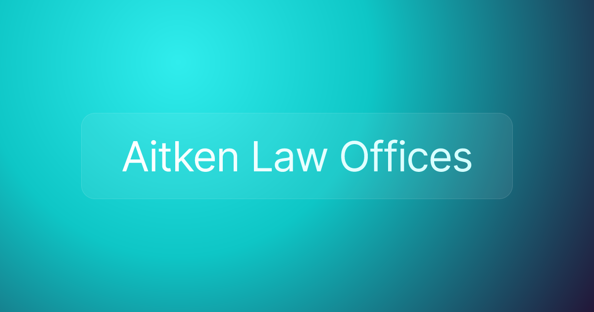 Aitken Law Offices