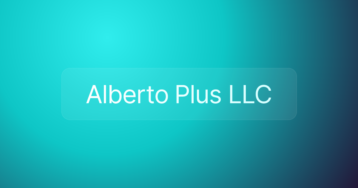 Alberto Plus LLC