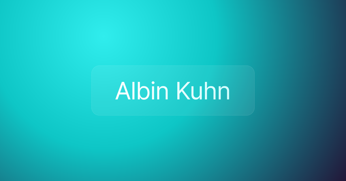 Albin Kuhn