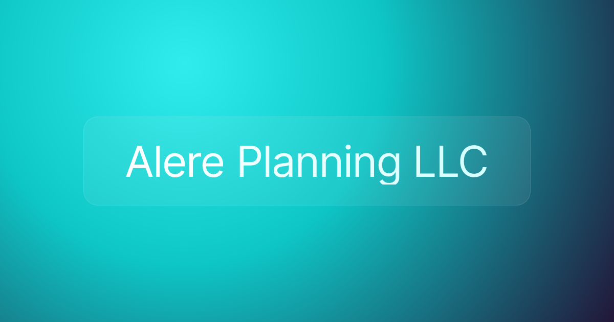 Alere Planning LLC