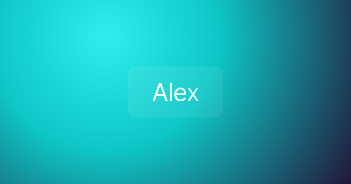 Alex