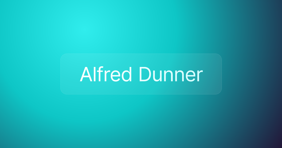 Alfred Dunner