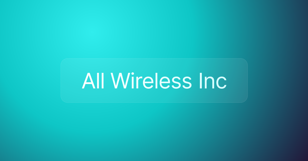 All Wireless Inc