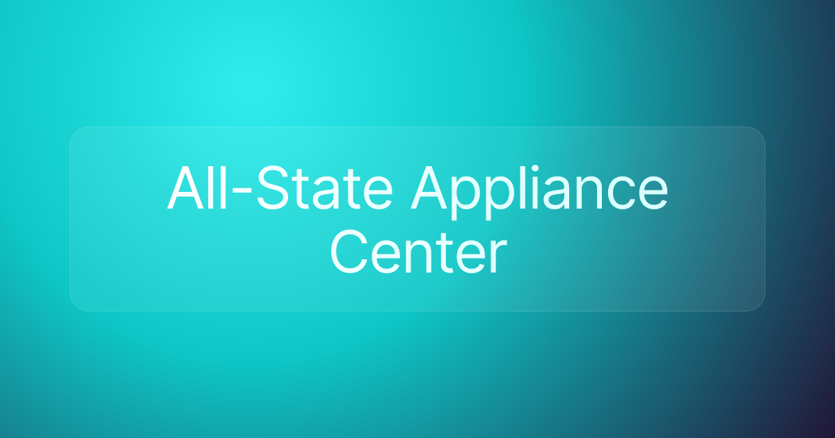 All-State Appliance Center