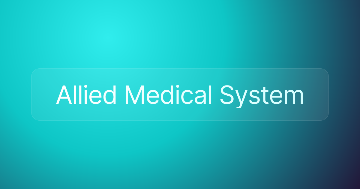 Allied Medical System