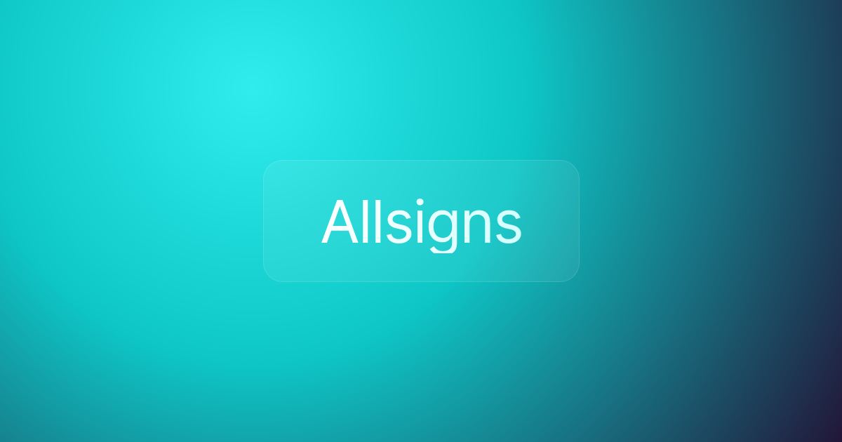 Allsigns