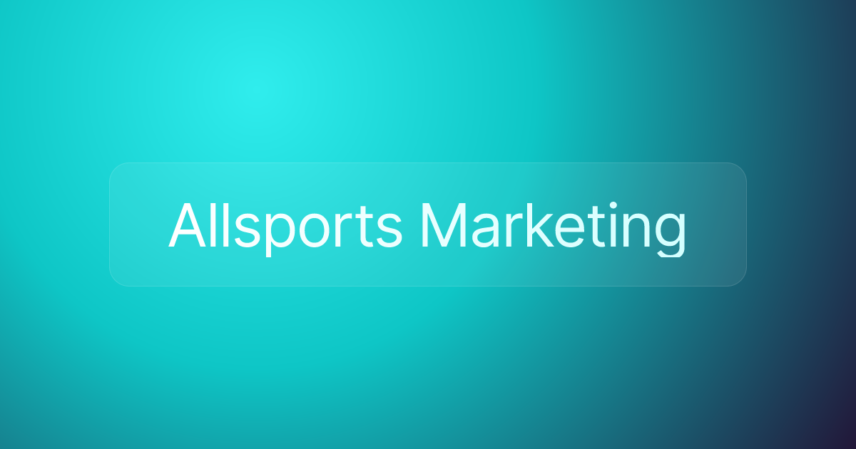 Allsports Marketing