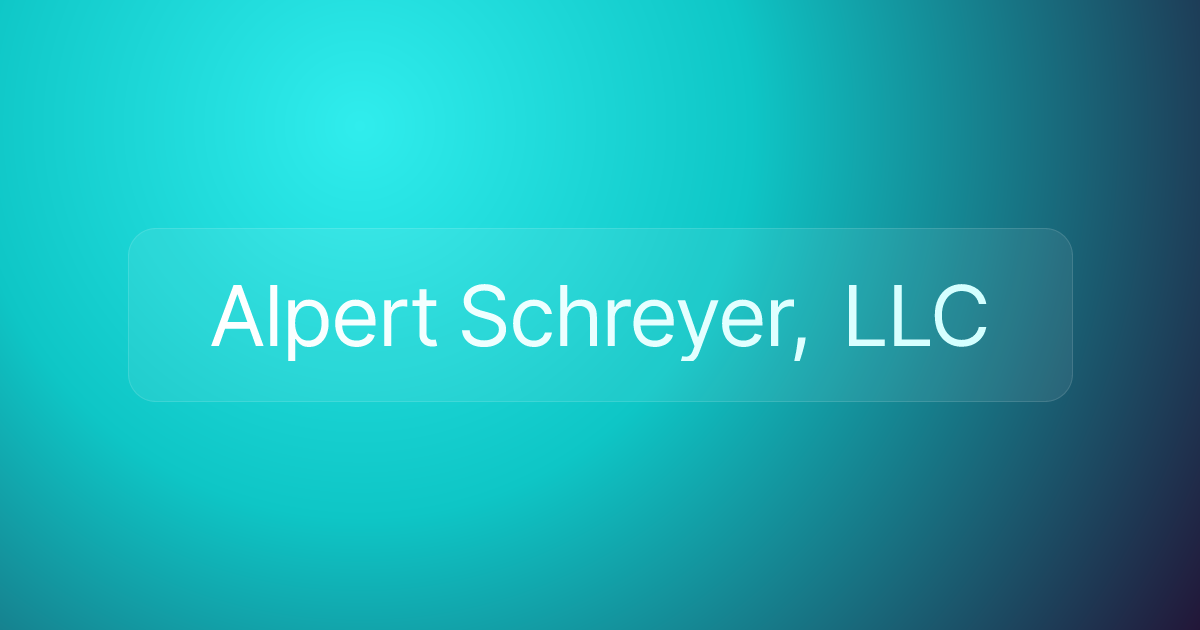 Alpert Schreyer, LLC