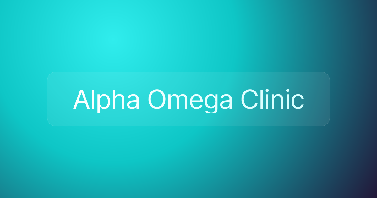 Alpha Omega Clinic