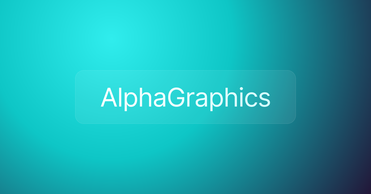 AlphaGraphics