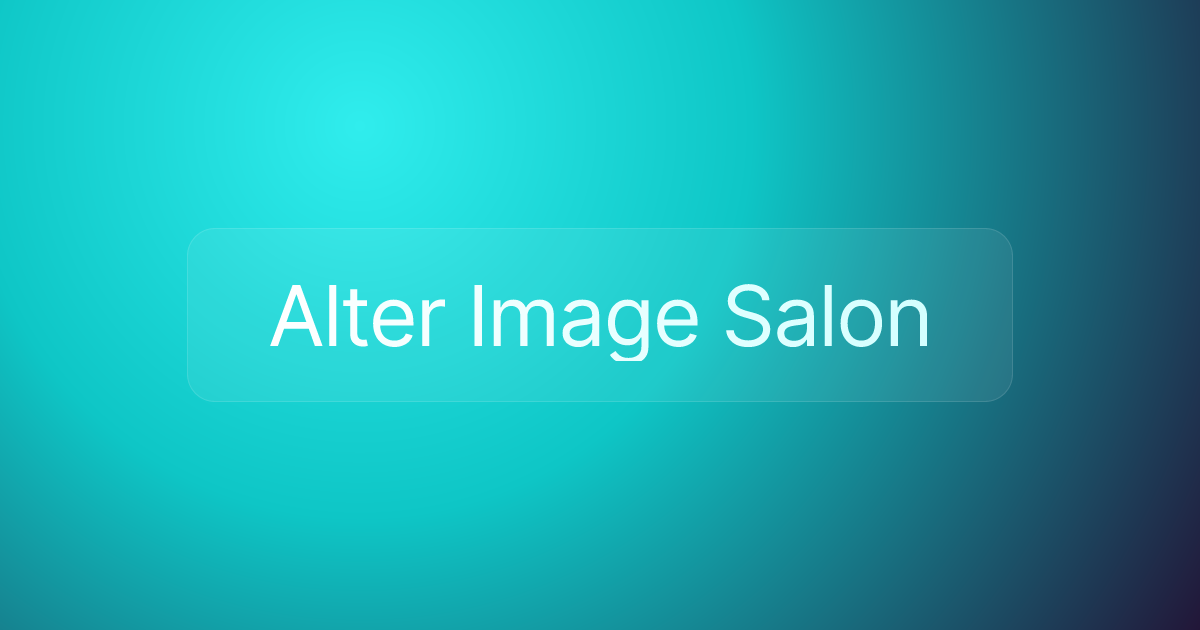 Alter Image Salon