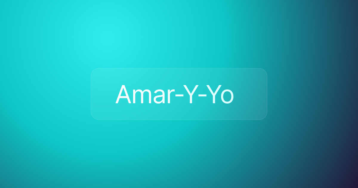 Amar-Y-Yo