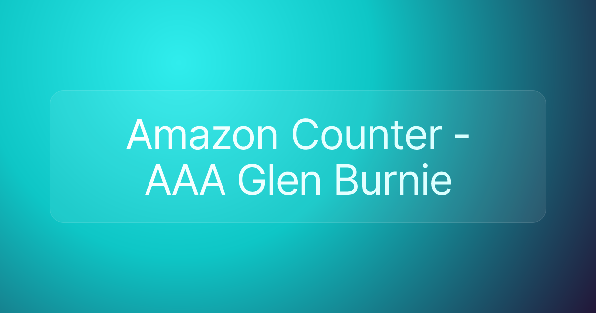 Amazon Counter - AAA Glen Burnie