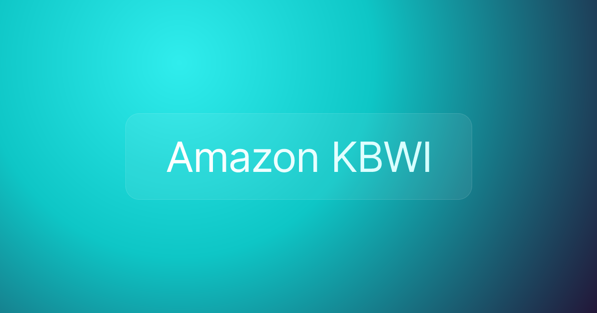 Amazon KBWI