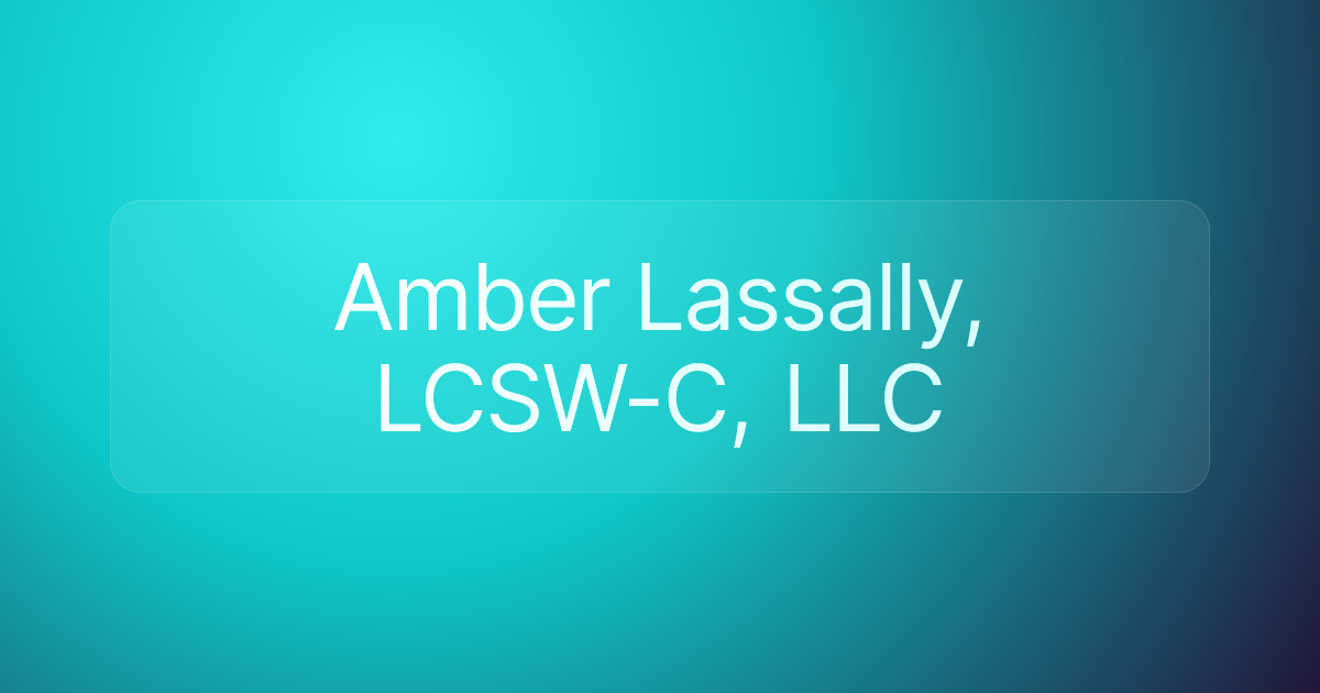 Amber Lassally, LCSW-C, LLC