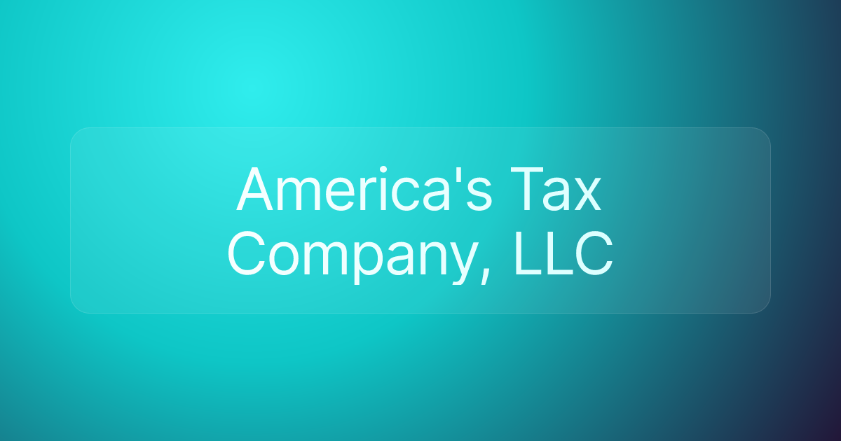 America's Tax Company, LLC