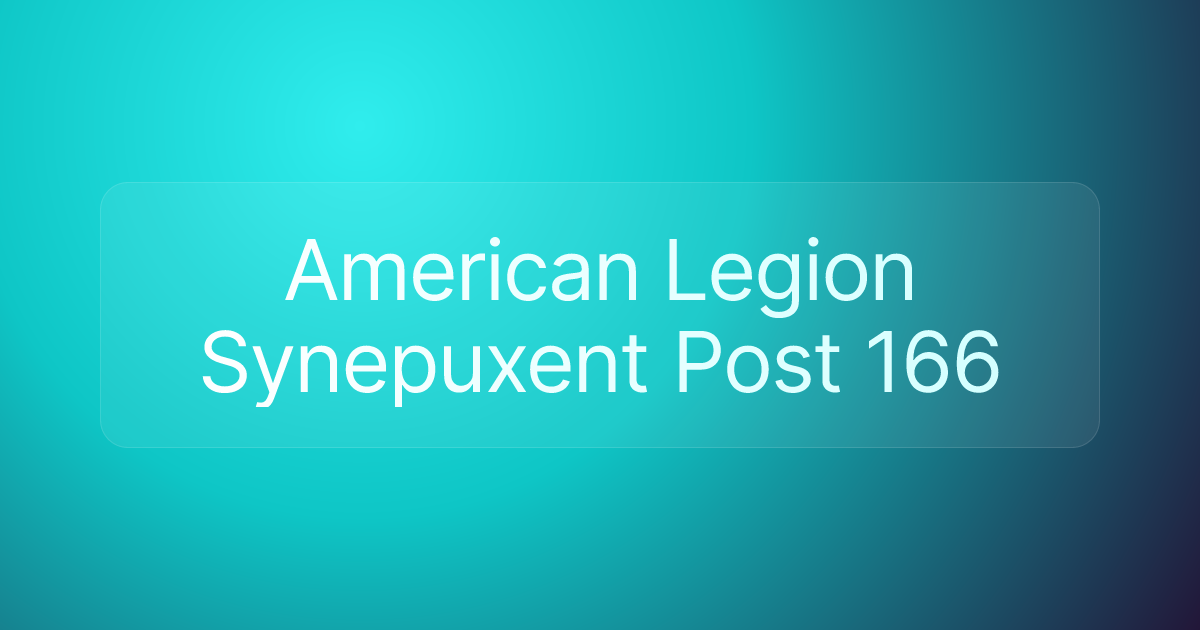 American Legion Synepuxent Post 166