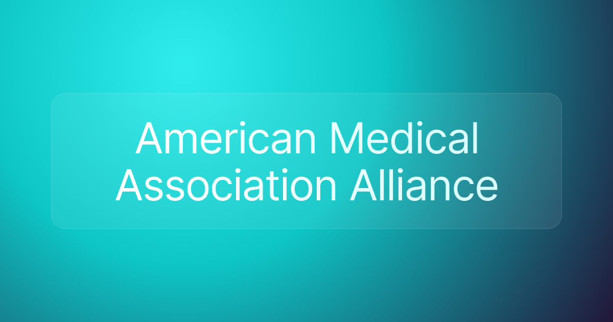 American Medical Association Alliance