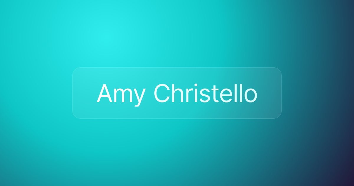 Amy Christello