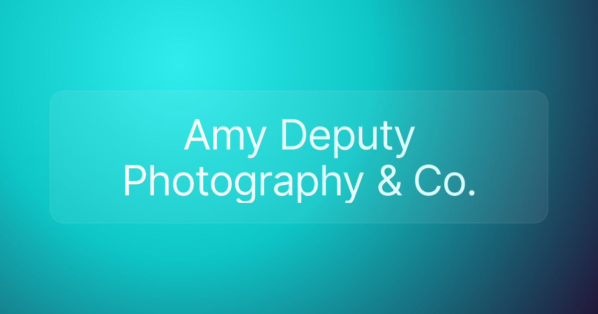 Amy Deputy Photography & Co.