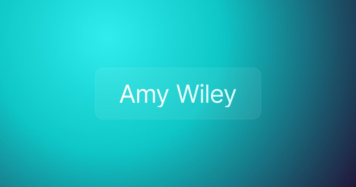 Amy Wiley