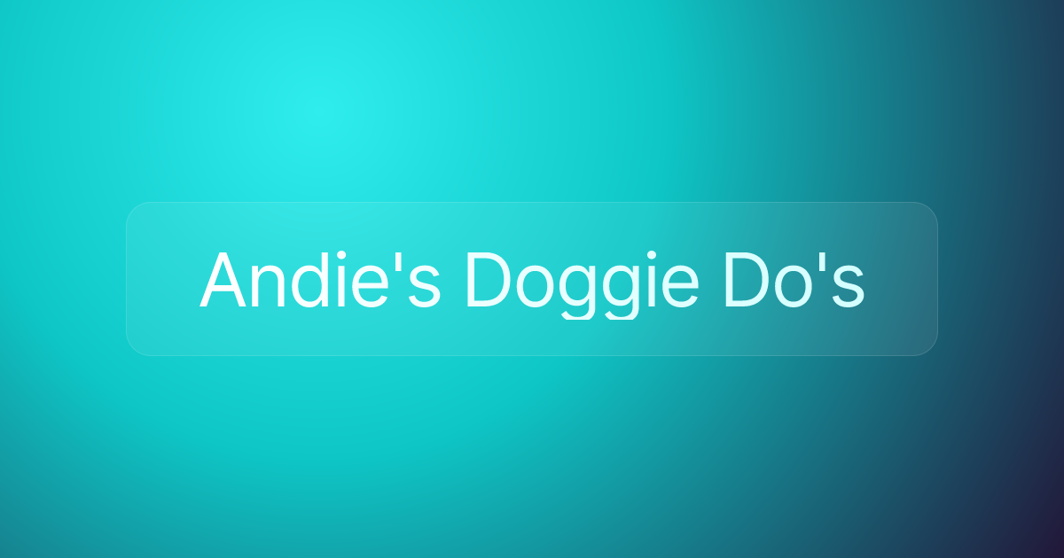 Andie's Doggie Do's